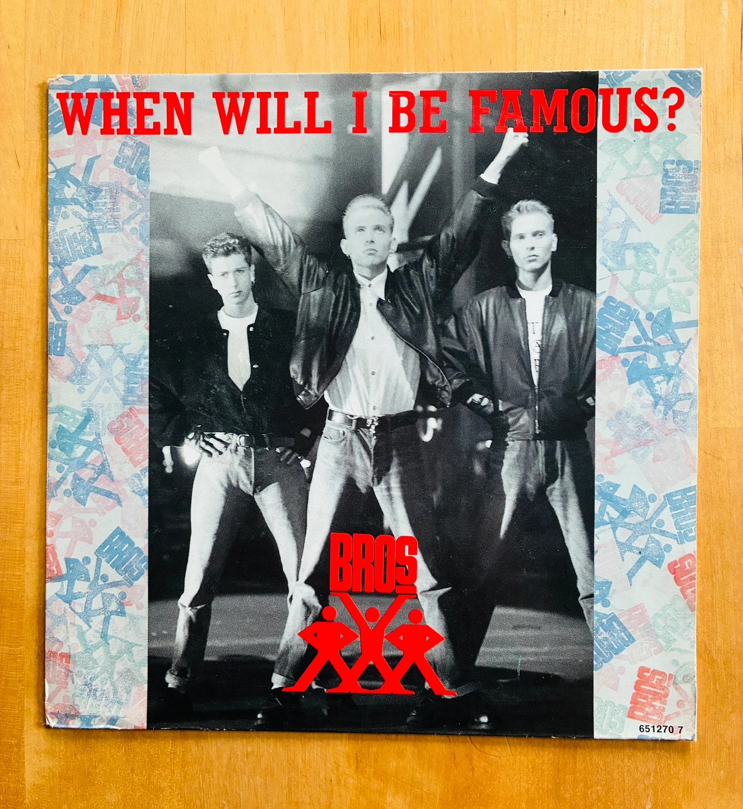 Disque vinyle 45T BROS When will I be famous?